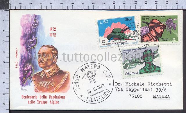 Collezionismo di buste fdc italiane primo giorno di emissione del francobollo